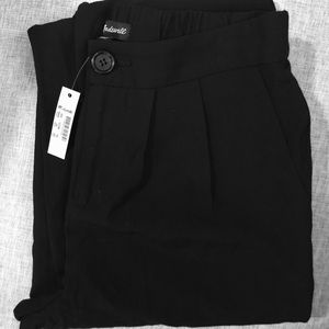 Madewell NWT black ankle pants - size 00